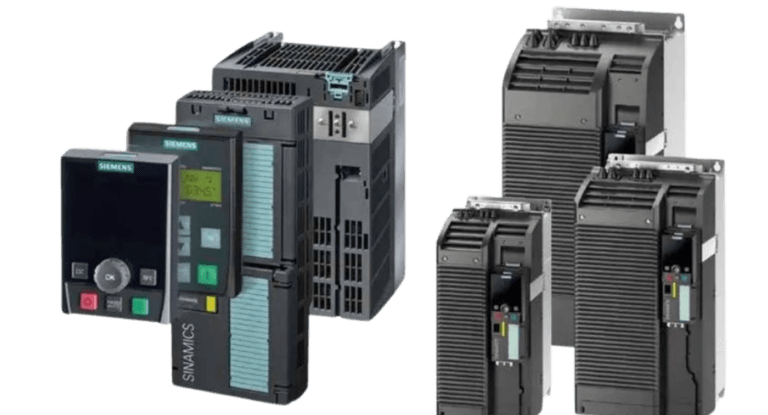 Siemens SINAMICS VFD drives for precise motor control and automation