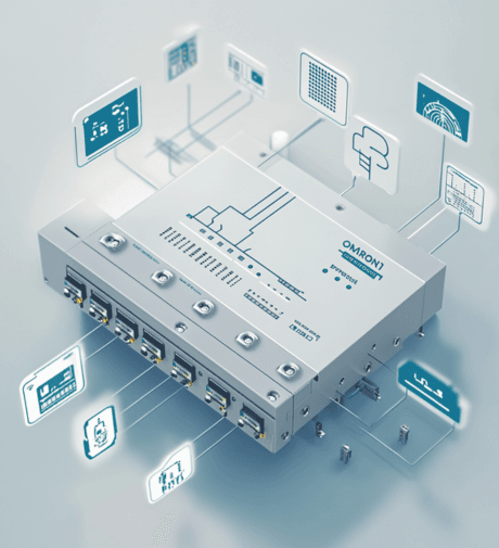 Omron High-Tech PLC Interface for Smart Control