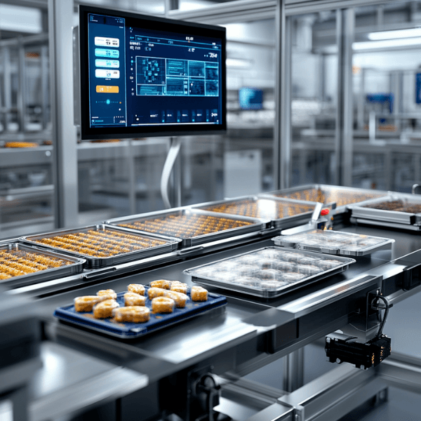 HMI and PLC Integration in Food Production Automation