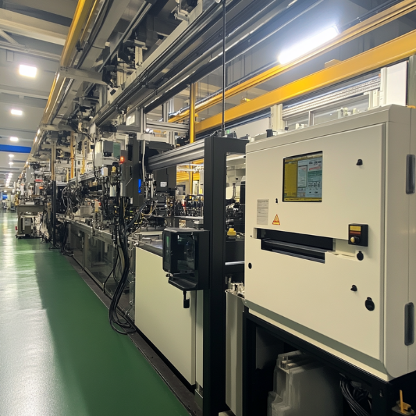 Automated Production Line with PLC and HMI Systems