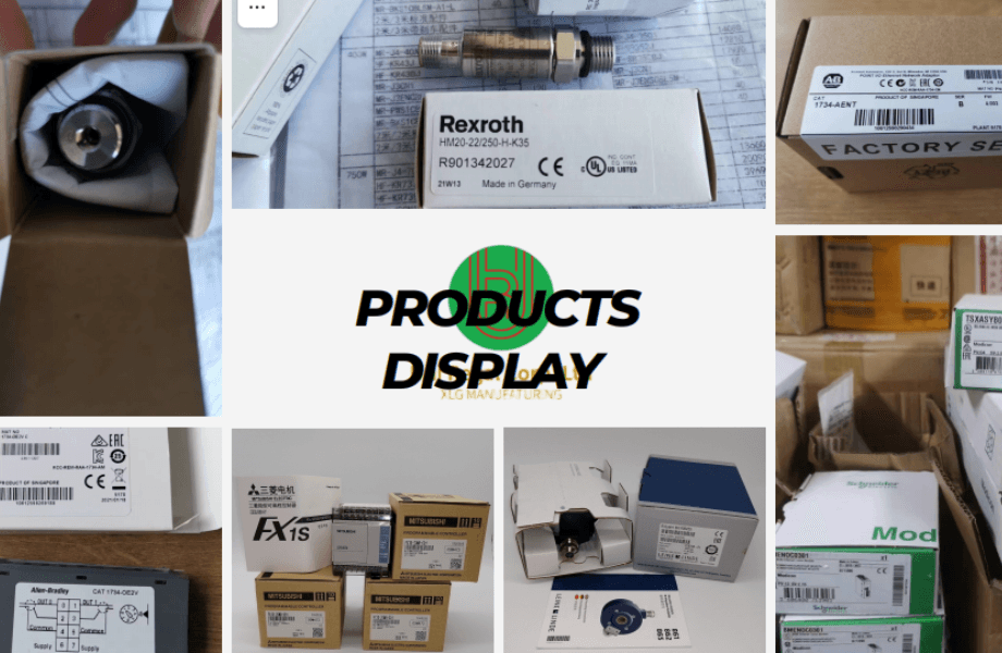 Industrial Automation Product Display - Controller Parts and Components