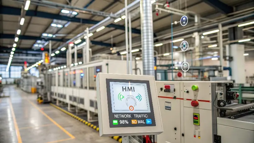alt text: HMI in industrial automation