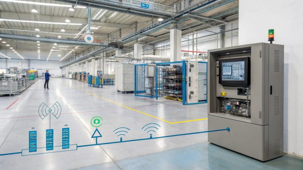 alt text: HMI and SCADA working together